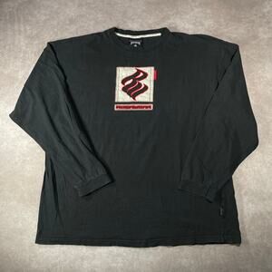 Y2K Rocawear Embroidered Logo Long Sleeve Hip Hop T-shirt